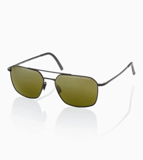 PORSCHE DESIGN Sunglasses P´8970 sluneční brýle černé se zelenými skly pol.