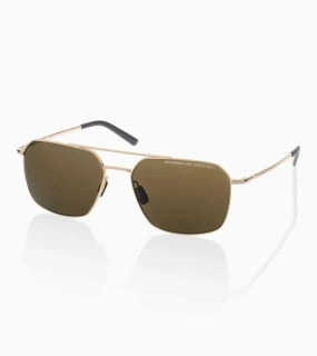 PORSCHE DESIGN Sunglasses P´8970 sluneční brýle zlaté s hnědými skly