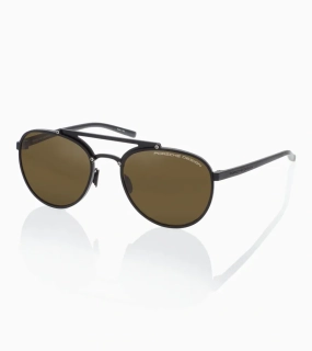 PORSCHE DESIGN Sunglasses P´8972 sluneční brýle černé s hnědými skly