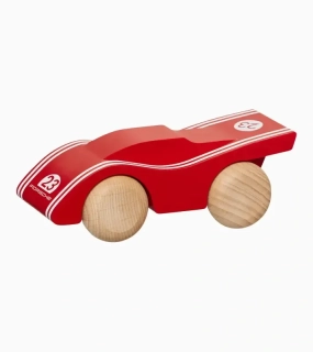 PORSCHE Wooden car 917 Salzburg Autíčko dřevěné červená