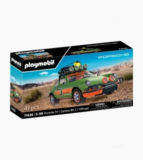 PORSCHE PLAYMOBIL® 911 Carrera RS 2.7 Offroad Model auta stavebnice 47 dílů s doplňky zelená