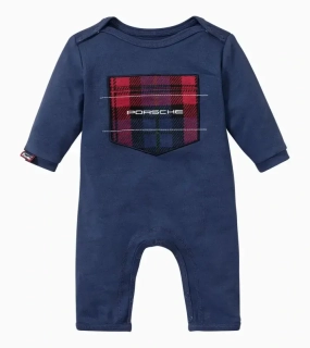 PORSCHE Baby romper Turbo No. 1 Dětské dupačky pro nejmenší fanoušky modrá