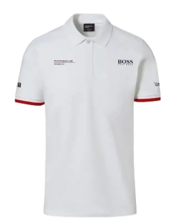 PORSCHE Women's polo shirt Motorsport Polokošile tričko dámské sportovní s logem bílá
