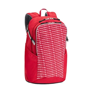 PORSCHE School backpack Školní batoh s reflexními logy červená