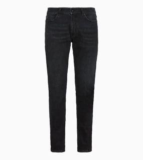 PORSCHE DESIGN Denim jeans Kalhoty džíny černá