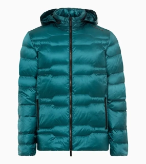 PORSCHE DESIGN Light Packable Jacket Bunda odlehčená sbalitelná prošívaná petrolejová zelená