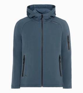 PORSCHE DESIGN Hooded sweat jacket  Mikina s kapucí funkční modrošedá