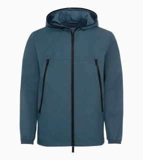 PORSCHE DESIGN Windbreaker Větrovka bunda s kapucí modrošedá