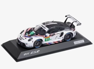 PORSCHE 911 RSR Goodbye #91 Ltd Model 1:43 startovní číslo 91 bílá