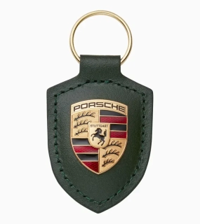 Porsche Crest Keyring Přívěsek na klíče petrolejová zelená