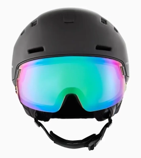 PORSCHE HEAD Ski Helmet Helma lyžařská s integrovaným samozatmavovacím hledím a systémy Sphere Fit a MIPS černá
