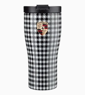 PORSCHE Thermal travel cup Termoska v Pepita vzoru 460 ml