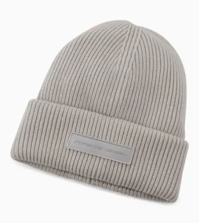 PORSCHE DESIGN Cashmere Beanie Čepice zimní z kašmíru a merina světle šedá