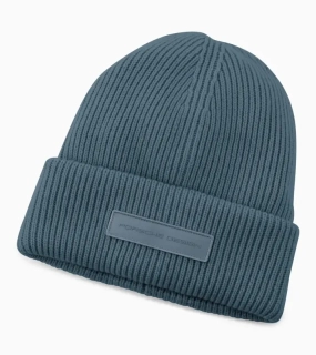 PORSCHE DESIGN Cashmere Beanie Čepice zimní z kašmíru a merina modrošedá