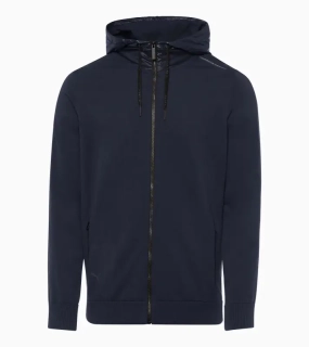 PORSCHE DESIGN Leisure Jacket Bunda volnočasová sportovní na zip s kapucí tmavě modrá