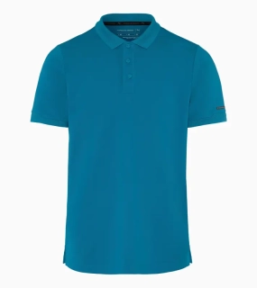 PORSCHE DESIGN Men's Polo Shirt Polokošile tričko s límečkem a knoflíčky modrá
