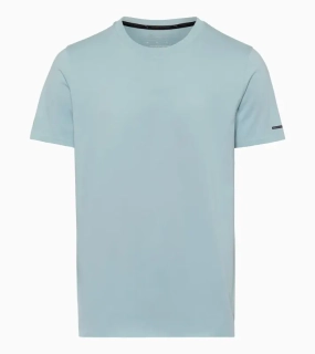 PORSCHE DESIGN T-shirt Essential Tričko volnočasové sportovní s kulatým výstřihem a logem mátová zelená