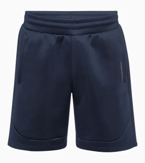 PORSCHE DESIGN Sweat shorts Krátké kalhoty šortky volnočasové s elastickým pasem tmavě modrá