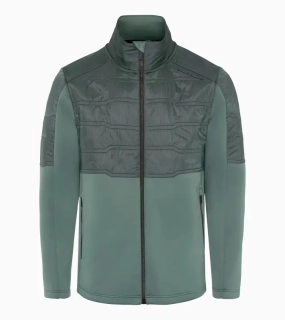 PORSCHE DESIGN Hybrid jacket Volnočasová bunda se stylovým vrstevním a vysokým límcem mátová zelená