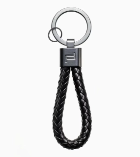 Porsche Design Keyring Leather Cord klíčenka s koženým řemínkem černá