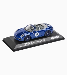PORSCHE 911 Carrera S Cabriolet (992) Ltd Edition Model 1:43 startovní číslo 11 modrá