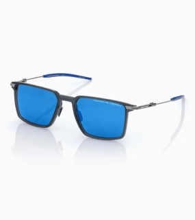 PORSCHE DESIGN Sunglasses P´8986 Sluneční brýle inspirované P911 stříbrnomodré a modrými skly