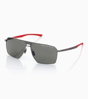 PORSCHE DESIGN Sunglasses P´8977 Sluneční brýle z uhlíkových vláken červenošedé s kouřovými polarizovanými skly