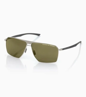 PORSCHE DESIGN Sunglasses P´8977 Sluneční brýle z uhlíkových vláken šedopalladiové se zelenými skly polarizované