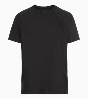 PORSCHE Jacquard T-shirt – 911 Spirit 70 žakárové tričko černé