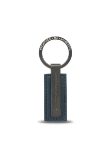 PORSCHE DESIGN Keyring Metal Klíčenka kov kůže tmavě modrá