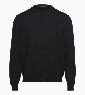 PORSCHE DESIGN Crew neck pullover Svetr pulovr s výstřihem ke krku černá