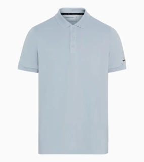 PORSCHE DESIGN Men's Polo Shirt Polokošile tričko s límečkem a knoflíčky světle šedá