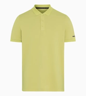 PORSCHE DESIGN Men's Polo Shirt Polokošile tričko s límečkem a knoflíčky jemně žlutá