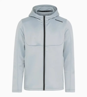 PORSCHE DESIGN Hooded sweat jacket Mikina s kapucí světle ledovcově šedá