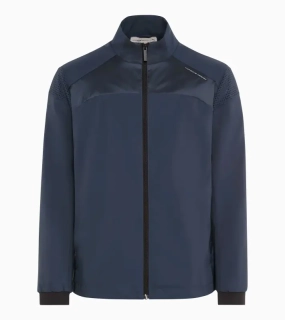 PORSCHE DESIGN Woven tech jacket Bunda tkaná sportovní funkční tmavě modrá