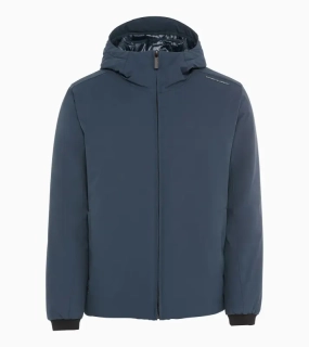 PORSCHE DESIGN Light blouson jacket Bunda volnočasová na zip s podšívkou a kapucí tmavě modrá