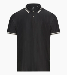 PORSCHE Polo shirt – 911 Targa 60Y triko s límečkem černé