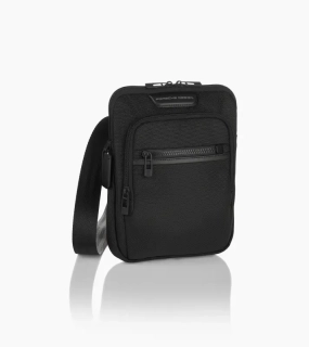PORSCHE DESIGN Roadster Nylon Shoulder Bag S Taška přes rameno pracovní i cestovní s přihrádkou na tablet a organizérem černá