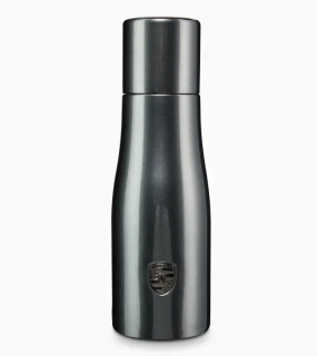 PORSCHE Thermally insulated bottle Termo láhev dvoustěnná šedá metalíza