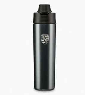 PORSCHE Thermal drinking bottle Termoska dvoustěnná se znakem 550ml šedá metalíza