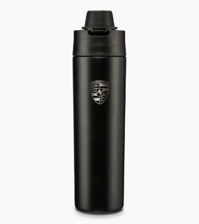PORSCHE Thermal drinking bottle Termoska dvoustěnná se znakem 550ml matná černá