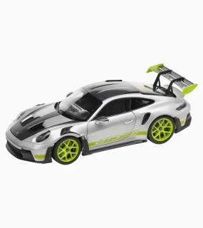 PORSCHE 911 GT3 RS (992) Model 1:18 otvírací dveře a kapota stříbrná metalíza