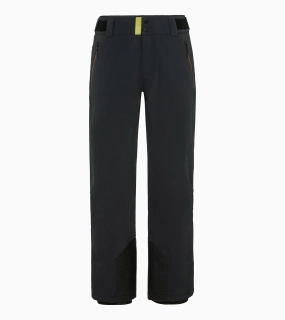 PORSCHE HEAD Ski Pants Turbo Kalhoty lyžařské pánské černé se žlutým detailem