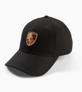 PORSCHE Crest baseball cap Essential Čepice kšiltovka se znakem černá