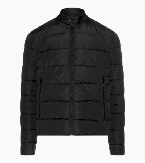 PORSCHE DESIGN Lightweight Jacket Bunda voděodolná odlehčená prošívaná s logem černá