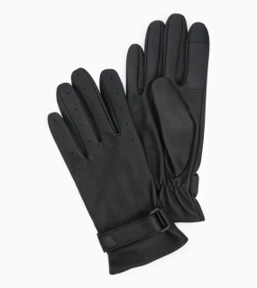 PORSCHE DESIGN Leather Driver's Gloves Rukavice pro řidiče kožené sportovního střihu černá