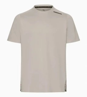 PORSCHE DESIGN Sport-Tex Jacquard T-Shirt Tričko žakárové s kulatým výstřihem béžová