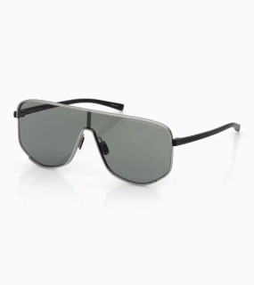 PORSCHE DESIGN P'86007 Targa #1 Sunglasses by Orlando Bloom Sluneční brýle černošedé s šedými polarizovanými skly