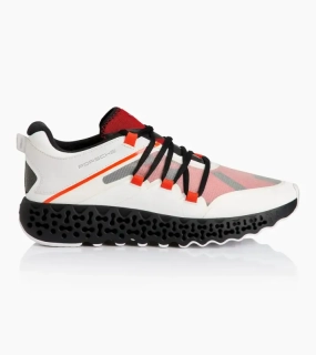 PORSCHE DESIGN Xetic S Seasonal Transparency Sneaker Obuv volnočasová sportovní odlehčená transparentní v kombinaci bílé a lávově oranžové