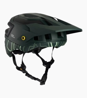 PORSCHE Bushwhacker 2Vi® Mips Mountain Bike Helma cyklistická přilba splňující nejnáročnější normy pro ochranu hlavy tmavě zelená